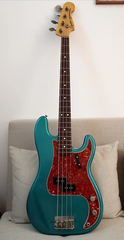 Squier Jv Precision Bass 1983 Sherwood Green Reverb