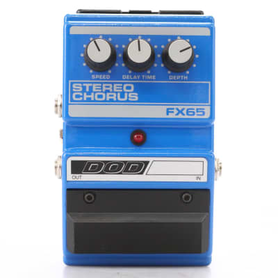 DOD FX65 Stereo Chorus Guitar Effects Pedal w/ Original Box #50321 image 1