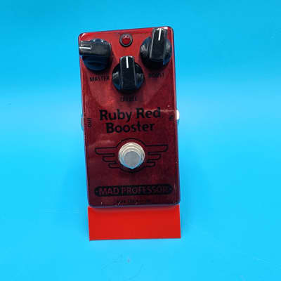 BJF Design Mad Professor Ruby Red Booster Guitar Effect Pedal Bass Buffer Treble image 1