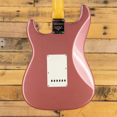 Fender Custom Shop LTD Journey 64 Stratocaster - Closet Classic Aged Burgundy Mist Metallic - 7lbs 14oz! image 3