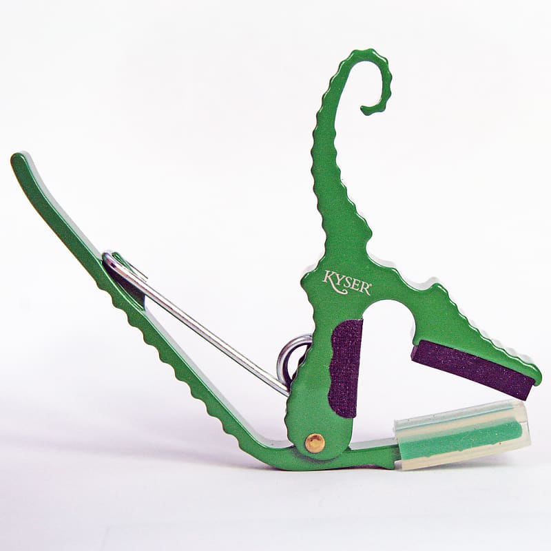 Kyser KG3G Quick Change Short-Cut Partial Capo - Instant DADGAD & Open G Tunings - Green image 1