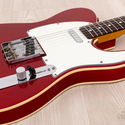 1989 Fender Telecaster Custom ‘62 Vintage Reissue TL62B-650 Candy Apple Red A-serial, Japan MIJ Fujigen image 6