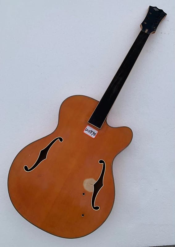 Custom Hollow Body Jazz Guitar with Maple Wood Neck Reverb