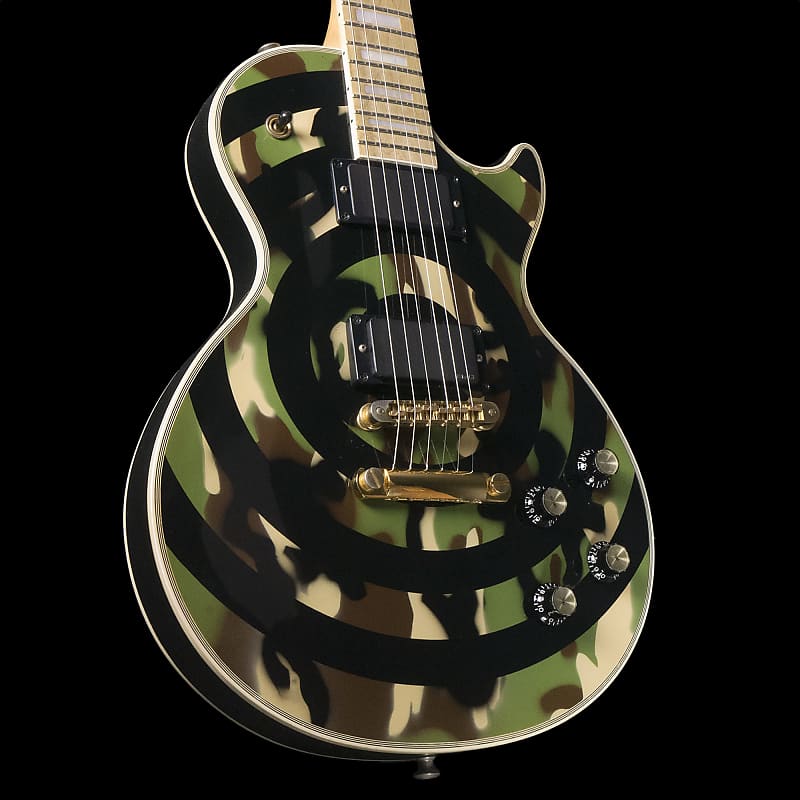 Gibson Zakk Wylde Les Paul Custom Bullseye Camo #ZPW139