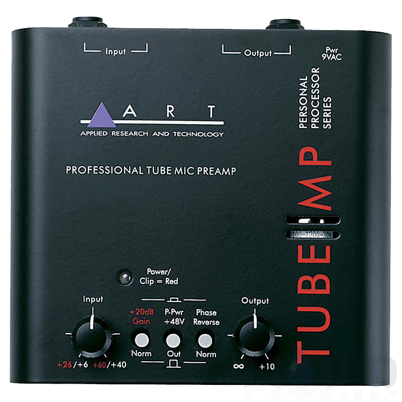 ART Tube MP Microphone Preamp Phantom Power and Phase Reversal Switch image 1