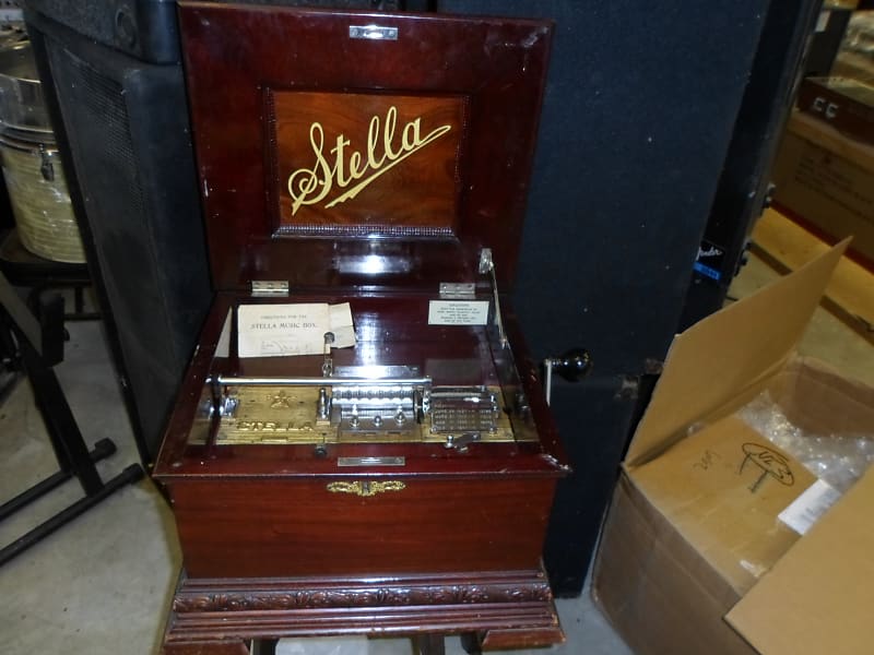 Stella Antique Symphonion Music Disc Box Player 1890