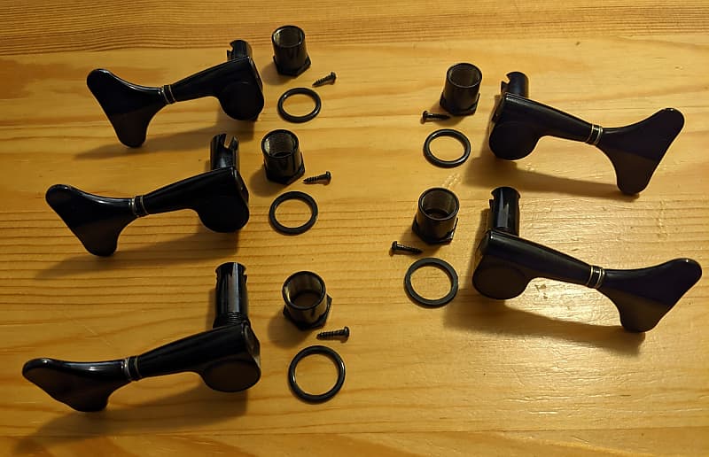 Gotoh GB707 (?) Bass Tuning Machines, Black, 5String Reverb