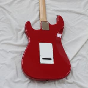 Crate Electra Electric Guitar Double Cut HSS Stratocaster Fat Strat Style - Red Finish image 13