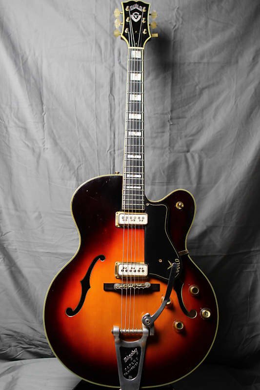 Guild X500 Vintage Archtop Electric Jazz Guitar 1963 W/ Reverb