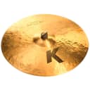 Zildjian 21" K Custom Series Dark Complex Ride Medium Thin Drumset Cast Bronze Cymbal with Low to Mid Pitch K0963 - Used