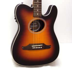 Fender Telecoustic Premier Acoustic-Electric Guitar - Sunburst | Reverb  Canada
