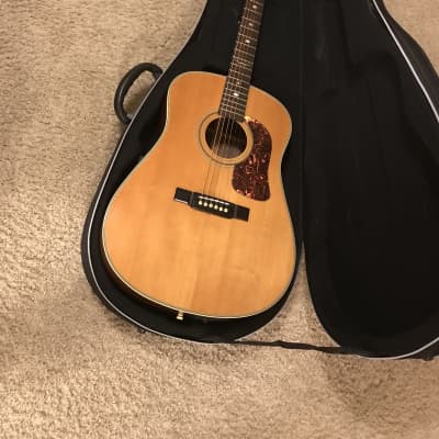 Washburn D21 S/EN Dreadnought Acoustic - electric Guitar 1991 excellent condition with road runner c for sale