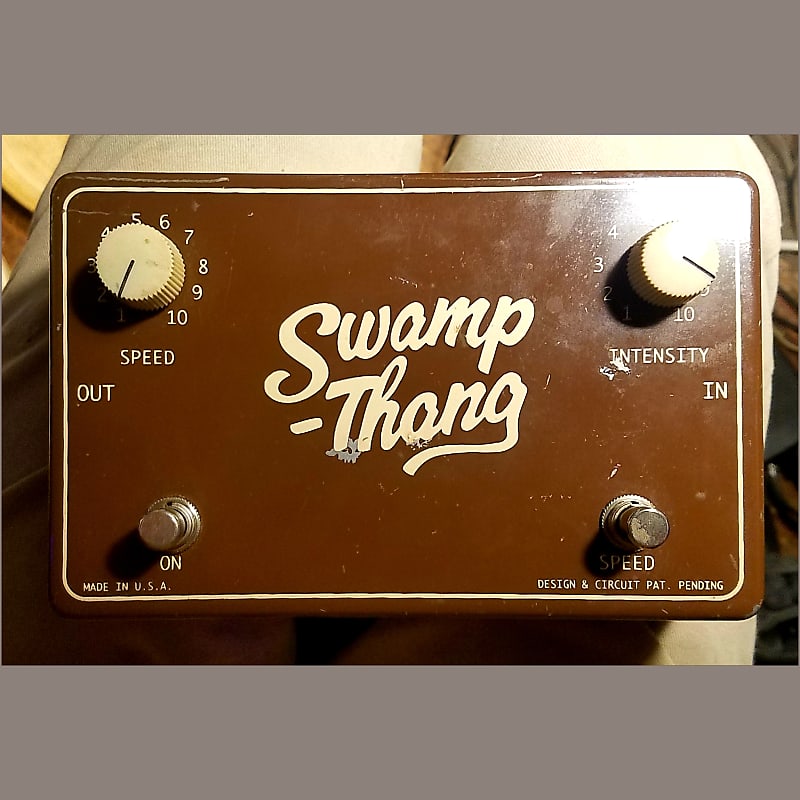 Monster Effects Swamp Thang - Brown Face Tremolo - 1st run - original series 2003 Brown paint image 1