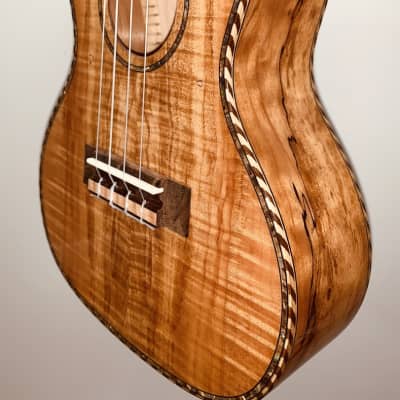 R.Empire 'The Spalted Bird' Concert Ukulele - spalted maple image 3