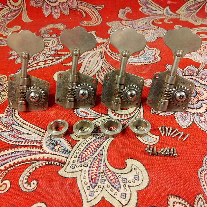 VINTAGE 196465 PRECBS FENDER BASS TUNERS w/ FERRULES & Reverb