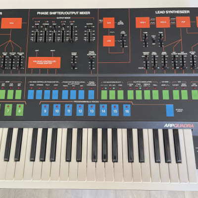 Arp Quadra, serviced, 4 incredible synths plus 1 fantastic phaseshifter image 2