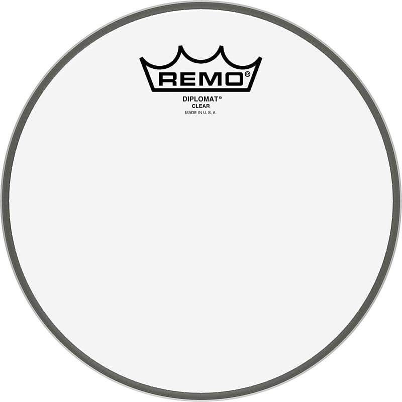 Remo BD-0308-00 Diplomat Clear Drumhead - 8 inch image 1