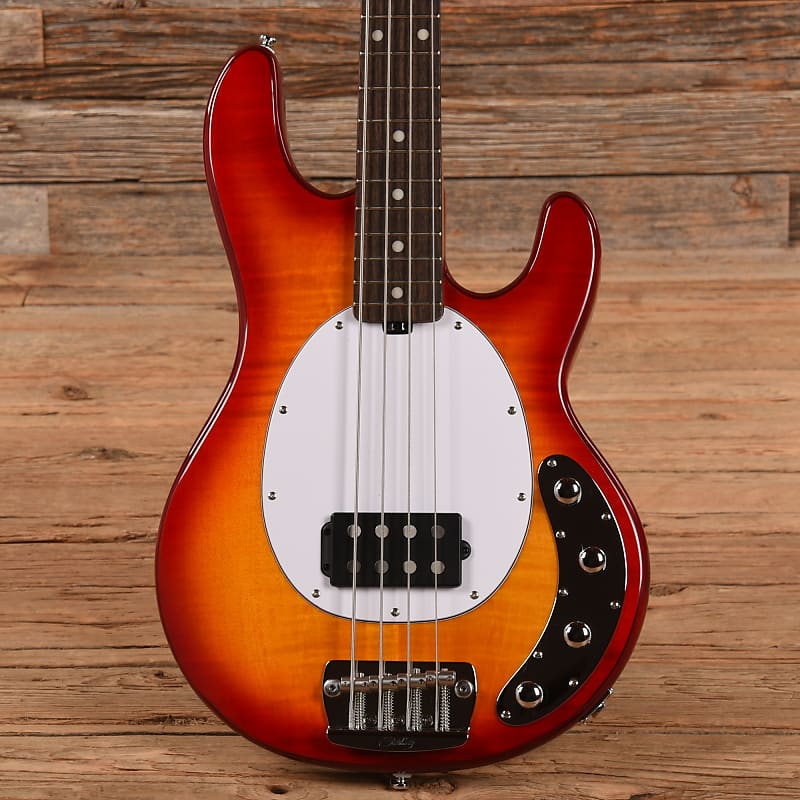 Sterling by Music Man Stingray RAY34FM Flame Maple 4-String Bass