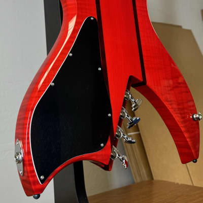 B.C. Rich Custom Shop Bich 10 Supreme 2024 - Transparent Red image 9