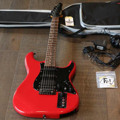 Casio MG-510 MIDI Electric Guitar Red HSS + Gig Bag image 1