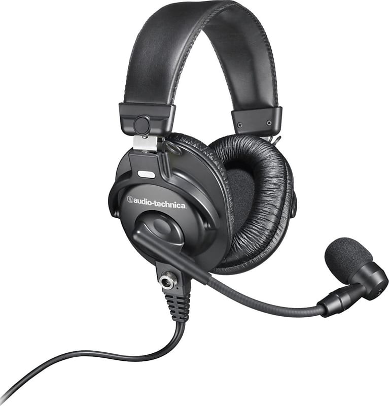 Audio Technica BPHS1-XF4 Communication Headset w/Cardioid Microphone, 4-Pin XLRF image 1