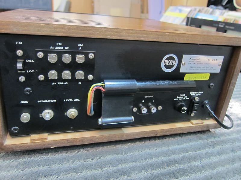 Vintage Sansui TU-777 Am/Fm Analogue Tuner, Wood Cab, Rare