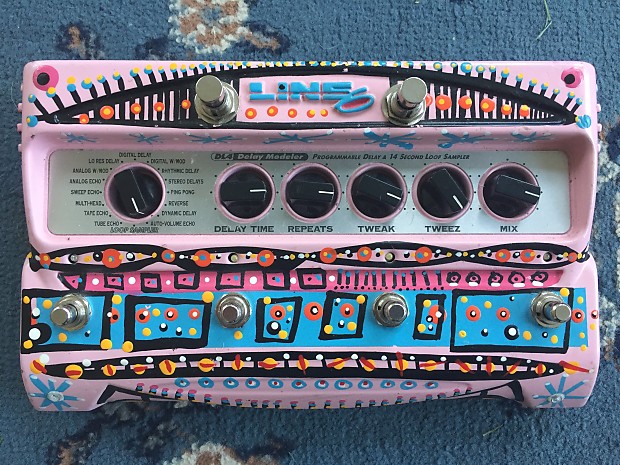 Line 6 DL4 Delay Modeler - with mods and painted by Laura Line 6 DL4 Delay Modeler - with mods and painted by Laura