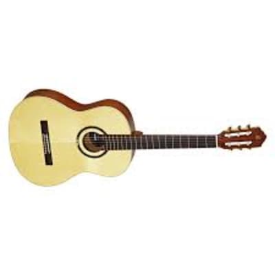 Ortega Guitars Feel Series R138SN, Solid Canadian Spruce Top, Mahogany Back & Sides w/Deluxe Ba g image 5