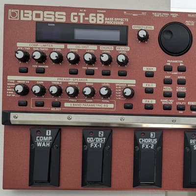 Reverb.com listing, price, conditions, and images for boss-gt-6b-bass-effects-processor