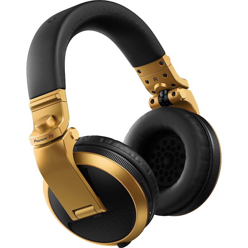 Pioneer DJ HDJ-X5BT Wireless Bluetooth DJ Headphones, Gold | Reverb