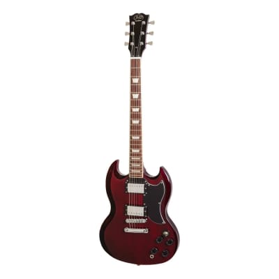 J&D Luthiers SG-Style Electric Guitar | Cherry for sale