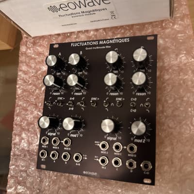 LNIB Eowave Fluctuations Magnetiques Quad Multimode Filter eurorack Black image 5