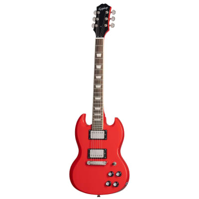 Epiphone Power Players SG Electric Guitar, Lava Red, With Gig Bag image 3