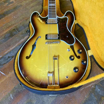 Epiphone Sheraton E212-t c 1967 Sunburst original vintage USA Kalamazoo Gibson image 3