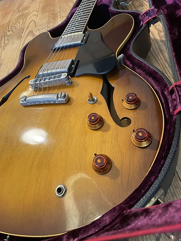 Gibson ES 335 Dot Tim Shaw 1987 - SUNBURST | Reverb