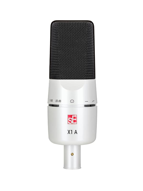 sE Electronics X1 Series Condenser Microphone and Clip White image 1