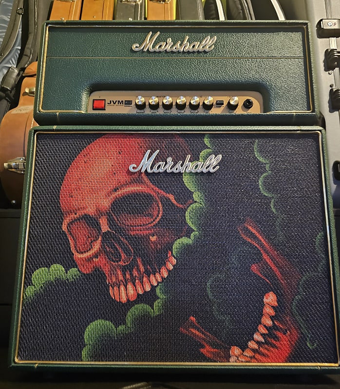 Marshall Custom Shop Tattoo JVM1H 1W Head w/ C110 Cabinet, Antony Flemming image 1