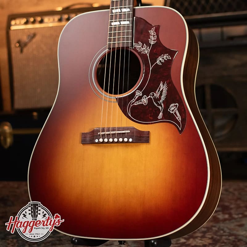 Gibson Hummingbird Studio Rosewood - Satin Rosewood Burst | Reverb