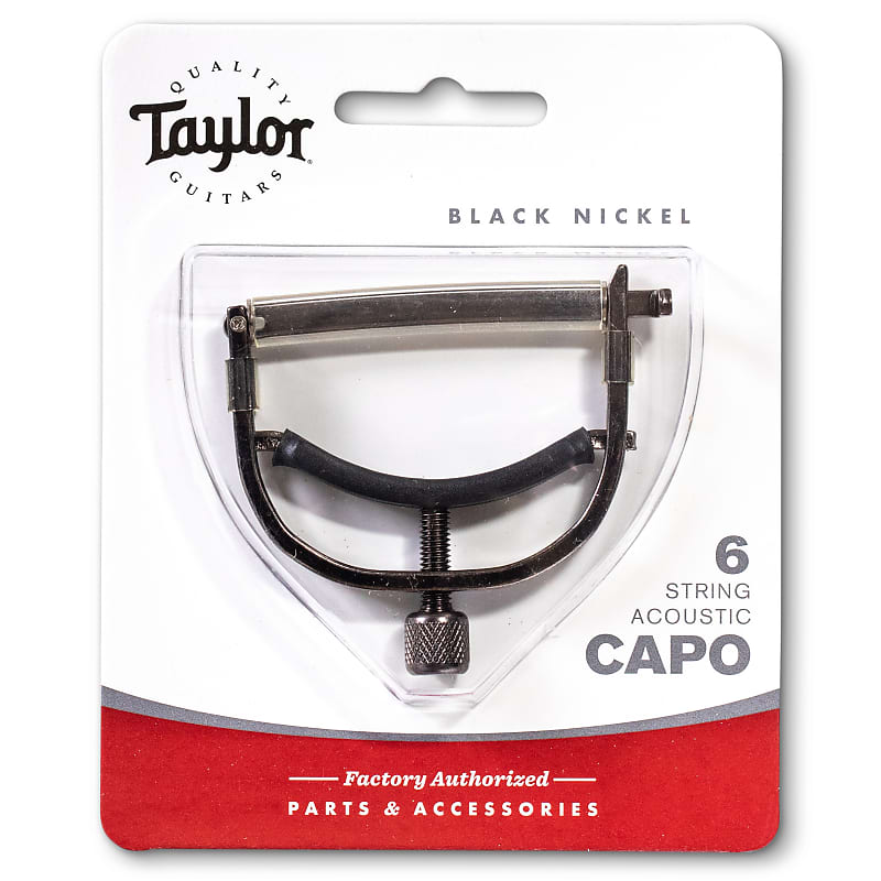 Taylor Capo, 6-String, Black Nickel