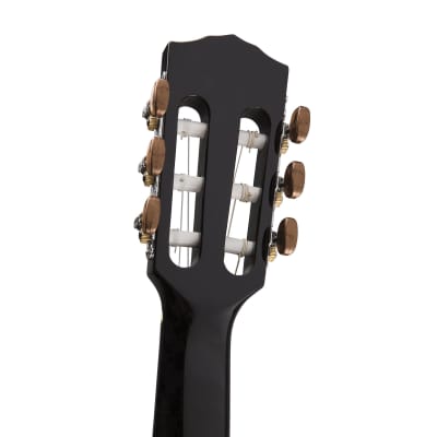 Fender CN-60S Nylon String Classical Guitar, Walnut FB, Black image 5