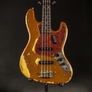 Fender Jazz Bass '73 Custom Relic 1994 Autumn Blaze Metallic image 2