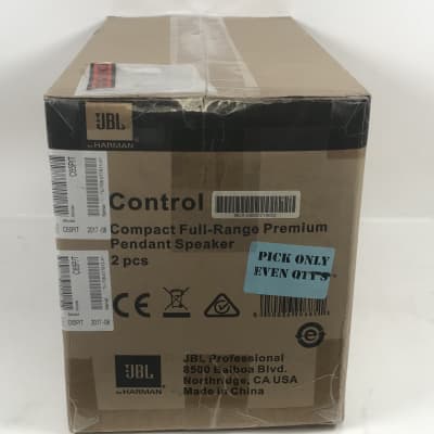 New JBL Control 65P/T-WH Compact Full Range Premium Pendant Speaker 2pc image 3