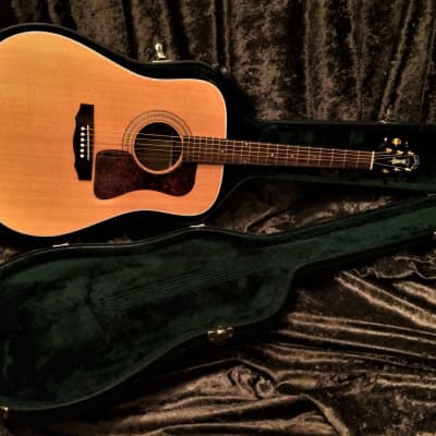 Guild DV6 1997 Westerly Rhode Island Dreadnought Acoustic Mahogany Back and Sides like a D40 D18 image 14