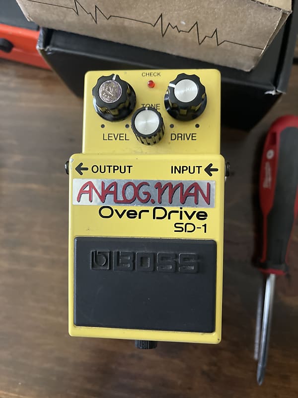Boss SD1 2004 Analogman SD1/808 mods Reverb