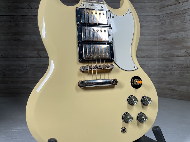 美品　Epiphone ’04 G-400 Les Paul SG Custom Epiphone G-400 Custom Les Paul SG Electric Guitar, Antique