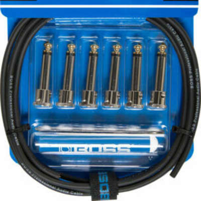 Boss - BCK-6 - Solderless Pedalboard Cable Kit - 6 Connectors - 6ft