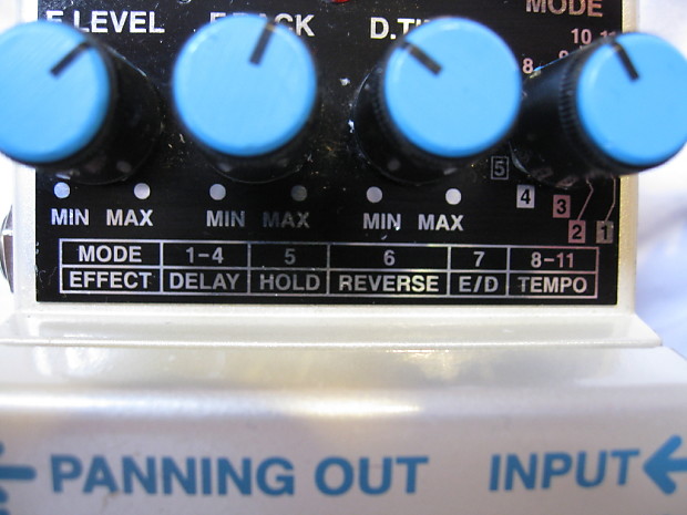 Boss DD-5 Panning Digital Delay with Boss FS-5U tap tempo