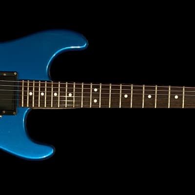 Charvel Model 3A - Circa 1987 1988 - Electric Blue - Made in Japan - MIJ - w/ OHSC image 2
