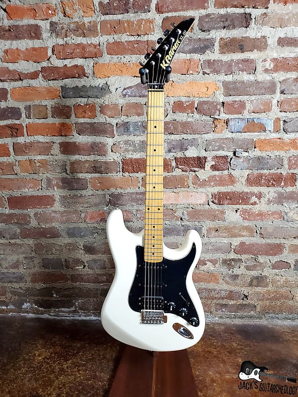 Kramer XL III Electric Guitar w/ SKB HSC (1980s, Oly. White Kramer XL III Electric Guitar w/ SKB HSC (1980s, Oly. White