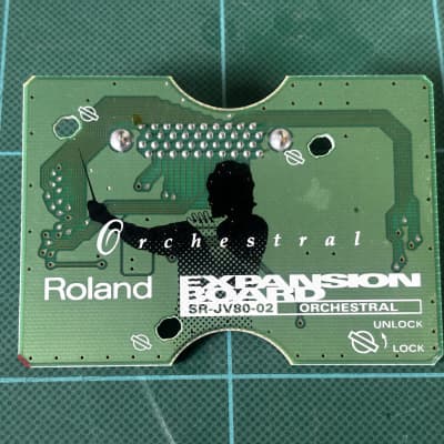 Roland SR-JV80-02 Orchestral Expansion Board 1990s - Green